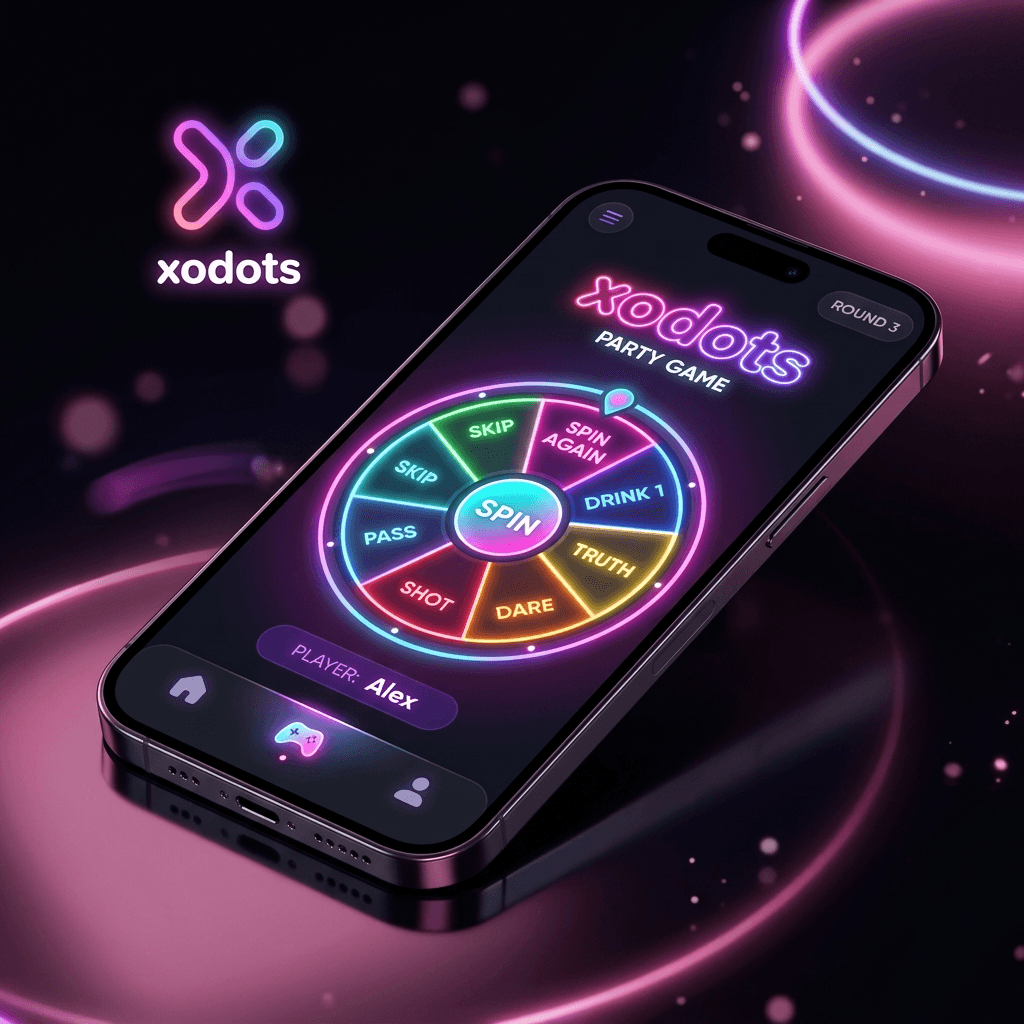 xodots game interface mockup